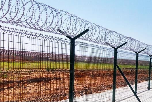 Оцинкованный Concertina Razor Wire системы ограждения для областей повышенной безопасности